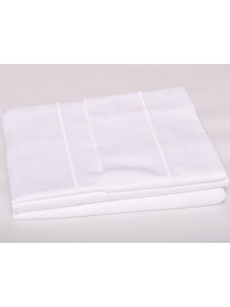 Juego de sábanas Batur blanco – cama de 150 cm