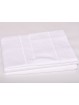 Juego de sábanas Batur blanco – cama de 150 cm
