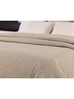 Detalle de puntilla decorativa lencera en colcha de verano algodón Albir – NE Home