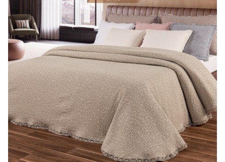 Colcha de verano de algodón con puntilla – modelo Albir – NE Home