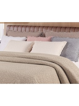 Colores disponibles de la colcha de verano Albir – blanco, gris y topo – NE Home