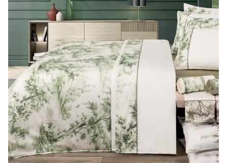 Colcha acolchada de algodón diseño toile – modelo Toile – NE Home