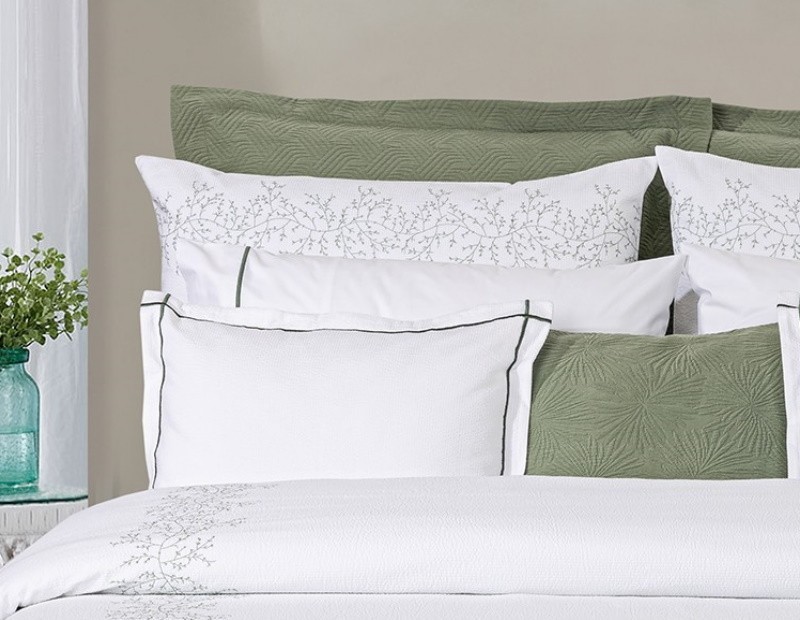 Fundas de cojín algodón percal bordadas – modelo Nickky – NE Home