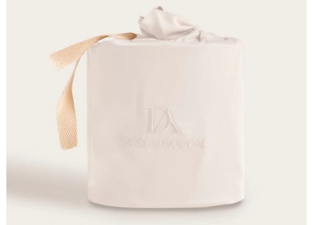 Embalaje de funda de almohada seda de bambú blanca