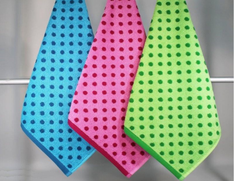 Paños de algodón Trovador Topitos desplegados