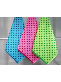 Paños de algodón Trovador Topitos desplegados