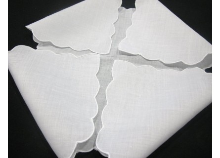 Panera de diseño liso en tejido de algodón