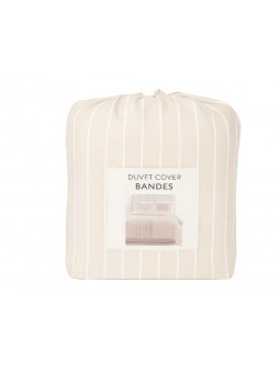 Packaging del edredón Reversible Rayas Beige 300 gramos