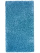 Alfombra de pelo para dormitorio o salón en color liso azul