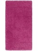 Alfombra de pelo para dormitorio o salón en color rosa fucsia