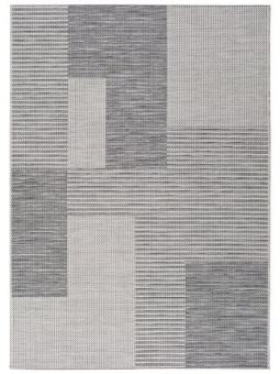 Alfombra Cork tipo yute en color gris