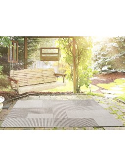 Alfombra Cork tipo yute en color beige