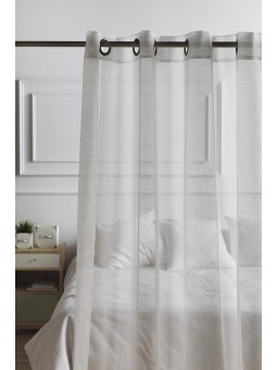 Visillo básico en color blanco para salón o habitación
