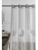 Visillo básico en color blanco para salón o habitación