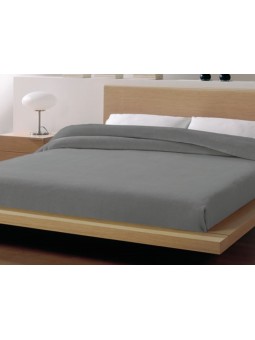 Manta lisa Mint de Manterol en color gris