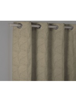 Cortina para salón o dormitorio en color beige.
