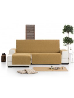 Funda de cubre sofá chaislongue en colores lisos de gran calidad precio.