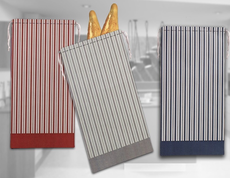 Bolsa de pan diseño NE Home RAya diplomatíca en color azul y gris