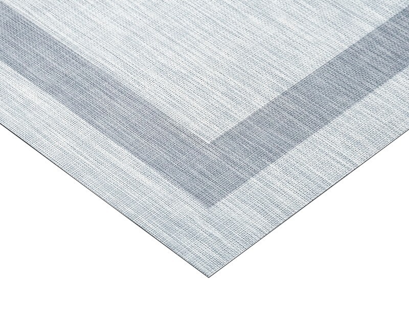 Alfombra Enal en vinilo de Clara Vidal en color gris. Excelente calidad.