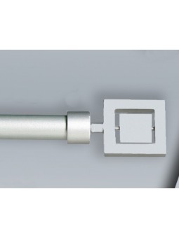 Barra de Cortina Extensible en Color Plata de gran calidad.