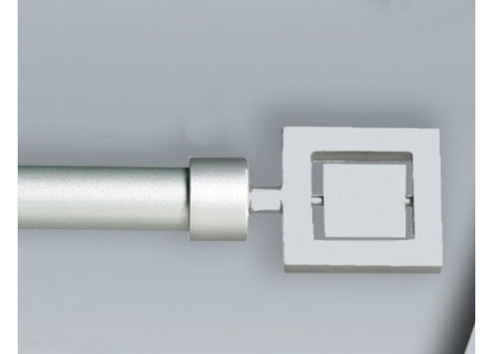 Barra de Cortina Extensible en Color Plata de gran calidad.