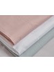 Juego de sábanas Gangi de algodón percal 200 hilos en color blanco, rosa, gris , verde agua, y natural