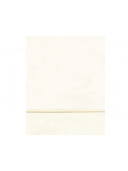 Juego de sábanas liso con féston de gran calidad fabricado en algodón 100% de 200 hilos con textil portugués.