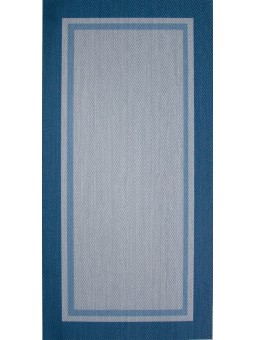 Alfombra de Vinilo de gran calidad en color azul, muy fácil de limpiar.