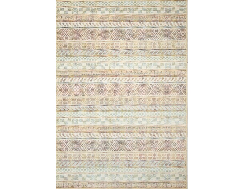 Alfombra Royal Palace de viscosa de gran calidad y tonos salmón.