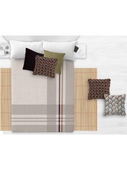 Manta para cama muy calentita y de gran calidad en color beige de Manterol.