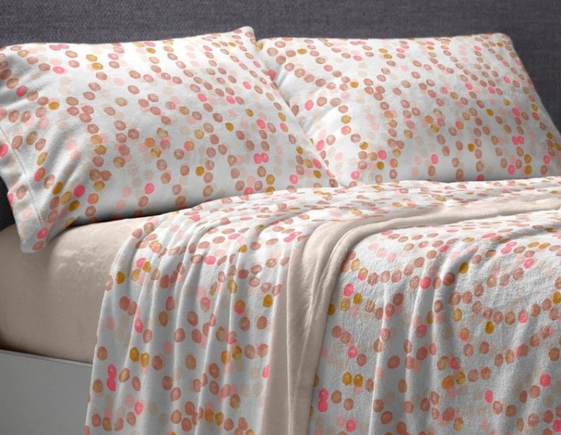 Sábanas coralina de Invierno muy calentitas y suaves en tonos maquillaje. Burrito Blanco alta calidad.