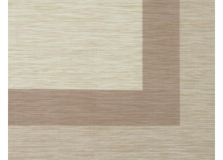 Alfombra de vinilo en tonos beige y marrón de gran calidad. Antideslizante.