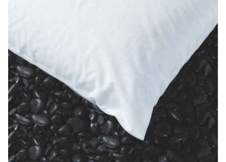 Funda impermeable para proteger la almohada con cremallera. Tejido de algodón transpirable.