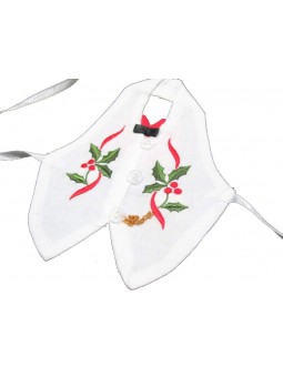 Botellero de tela de Navidad.