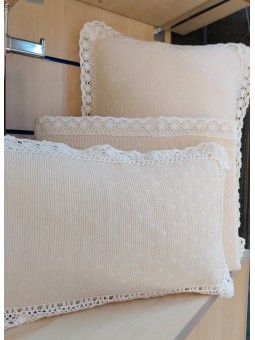 Colcha Leya Lencera NE HOME de Pique con Puntilla - Leya