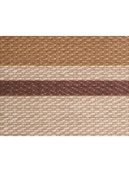 Alfombra de vinilo de buena calidad y a buen precio en color beige y oro