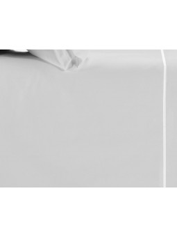 Juego de sábanas de Manterol en color liso gris.