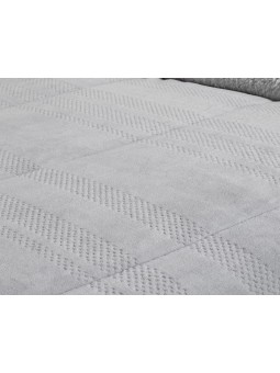 Edredón con borreguito en color gris de gran calidad perfecto para el frío. Modelo Riso Manterol