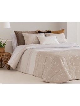 Edredón Cilantro para Otoño e Invierno en color beige con tejido de jacquard resistente y suave.