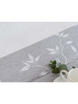 Edredón Cilantro para Otoño e Invierno en color gris con tejido de jacquard resistente y suave.