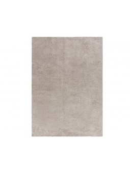Alfombra en color liso de tejido extra suave en color piedra.